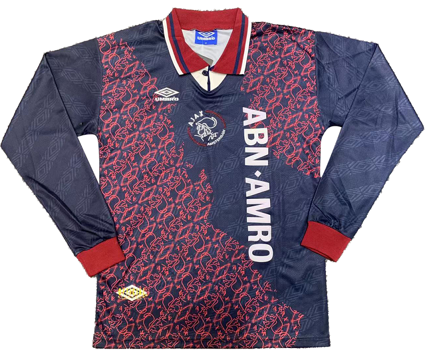 Camisa II AJax 1995 1996 Umbro retro manga comprida